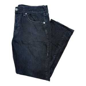 TRUE RELIGION Men's Black Denim Jeans